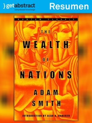 cover image of La riqueza de las naciones (resumen)